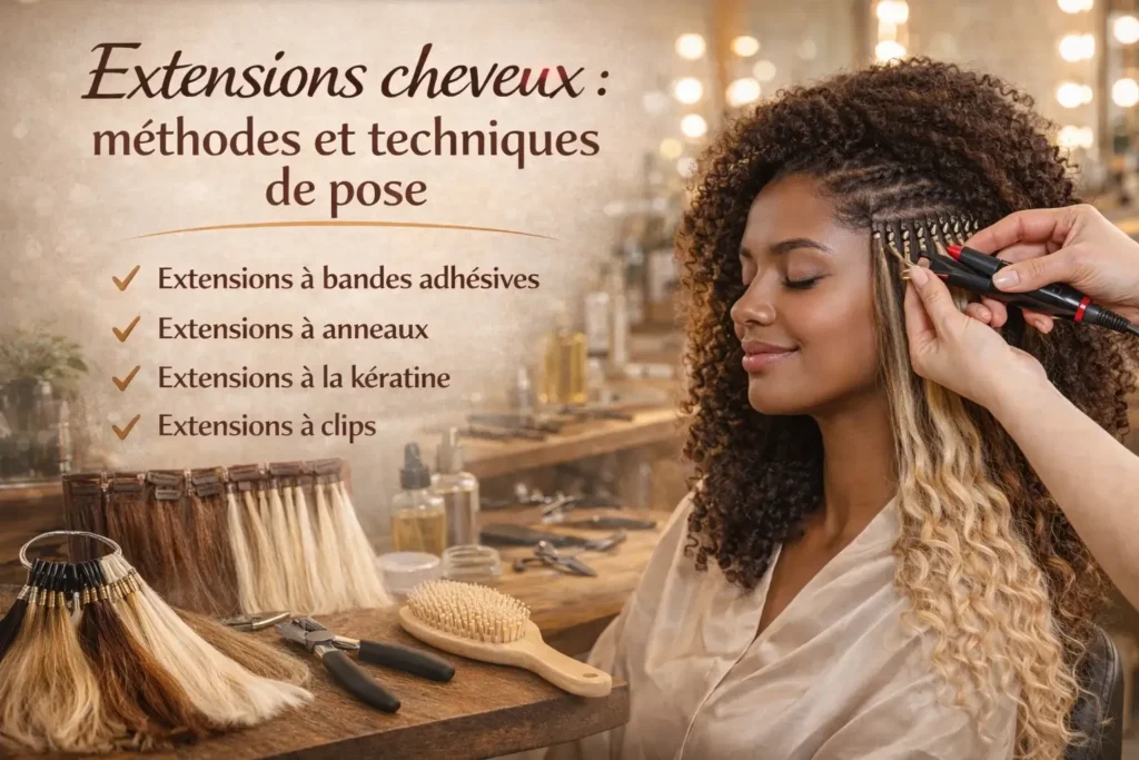 Extensions cheveux : méthodes et techniques de pose 1 Extensions cheveux : méthodes et techniques de pose